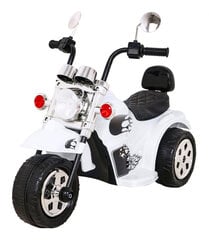 Vienvietis elektrinis motociklas vaikams Chopper, baltas kaina ir informacija | Elektromobiliai vaikams | pigu.lt