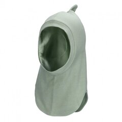 Шапка-шлем из мериносовой шерсти TuTu 3-006713-158, зеленая цена и информация | Шапки, перчатки, шарфы для мальчиков | pigu.lt