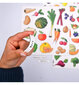 Prancūziškų magnetų rinkinys vaikams, daržovės ir vaisiai, Ferflex kaina ir informacija | Lavinamieji žaislai | pigu.lt