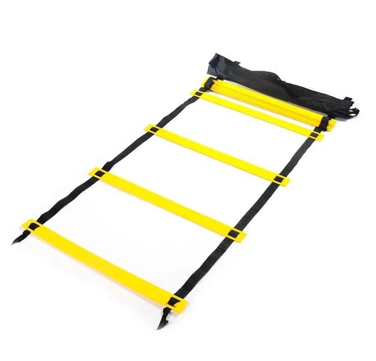Gimnastikos kopėčios Zolta, 6m, juodos/geltonos kaina ir informacija | Kitos fitneso prekės | pigu.lt