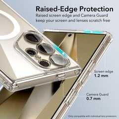 Чехол ESR Classic Hybrid Halolock с MagSafe для Samsung Galaxy S24 Ultra — прозрачный цена и информация | Чехлы для телефонов | pigu.lt