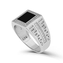 Серебряное (925) кольцо с классическим дизайном, код ah5sr5782, EU-63 (~20 мм) AH5SR5782EU-63 цена и информация | Кольца | pigu.lt