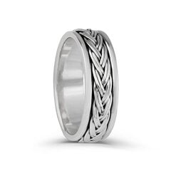 Серебряное (925) кольцо с классическим дизайном, код ah5sr5150, EU-63 (~20 мм) AH5SR5150EU-63 цена и информация | Кольца | pigu.lt
