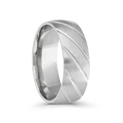 Серебряное (925) кольцо с классическим дизайном, код ah5ss8777, EU-63 (~20 мм) AH5SS8777EU-63 цена и информация | Кольца | pigu.lt