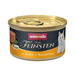 Animonda Vom Feinsten Mousse su vištiena ir triušiena, 85 g цена и информация | Консервы для кошек | pigu.lt