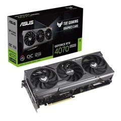 Asus, NVIDIA GeForce RTX 4070 Super, 12 GB, GDDR6X, 192 bit - Graphics card kaina ir informacija | Vaizdo plokštės (GPU) | pigu.lt
