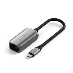 Satechi USB-C to 2.5 Gigabit Ethernet, gray - USB Adapter цена и информация | Адаптеры, USB-разветвители | pigu.lt