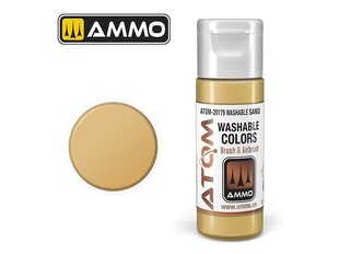 AMMO MIG - ATOM Акриловые краски WASHABLE Sand, 20ml, 20179 цена и информация | Принадлежности для рисования, лепки | pigu.lt