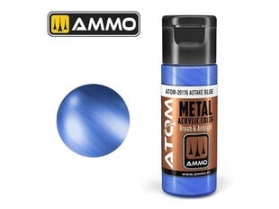 AMMO MIG - ATOM Акриловые краски METALLIC Aotake Blue, 20ml, 20176 цена и информация | Принадлежности для рисования, лепки | pigu.lt