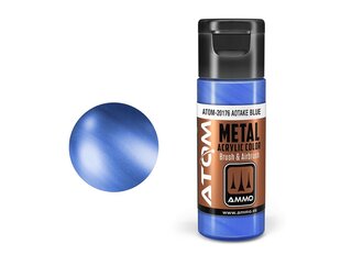 AMMO MIG - ATOM Акриловые краски METALLIC Aotake Blue, 20ml, 20176 цена и информация | Принадлежности для рисования, лепки | pigu.lt