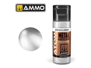Akriliniai dažnai Ammo Mig Atom Metallic Aluminium, 20ml, 20165 kaina ir informacija | Piešimo, tapybos, lipdymo reikmenys | pigu.lt