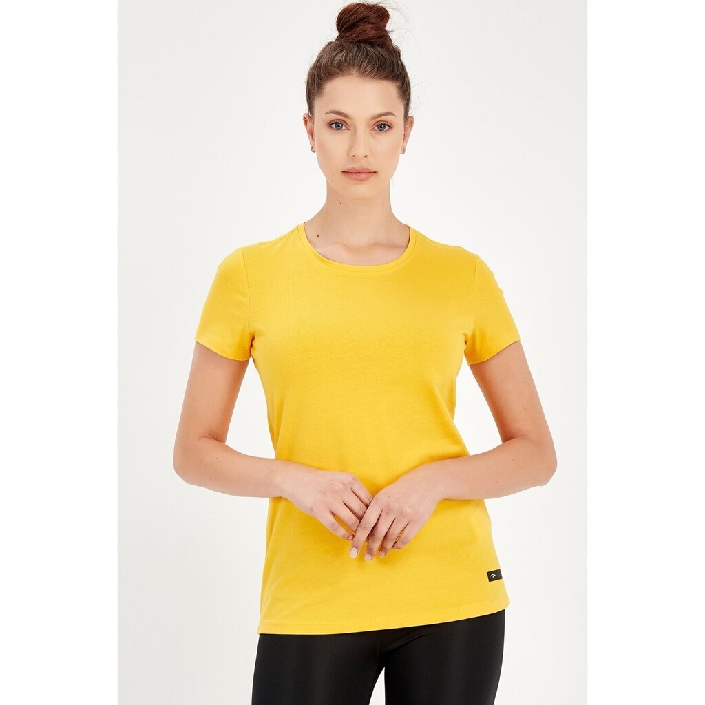 Sportiniai marškinėliai moterims Maraton 19025, geltoni kaina ir informacija | Sportinė apranga moterims | pigu.lt