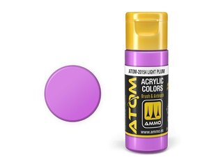 AMMO MIG - ATOM Акриловые краски Light Plum, 20ml, 20154 цена и информация | Принадлежности для рисования, лепки | pigu.lt