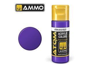 AMMO MIG - ATOM Акриловые краски Violet, 20ml, 20150 цена и информация | Принадлежности для рисования, лепки | pigu.lt