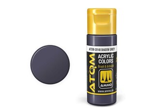 Akriliniai dažnai Ammo Mig AtomShadow Grey, 20ml, 20148 kaina ir informacija | Piešimo, tapybos, lipdymo reikmenys | pigu.lt