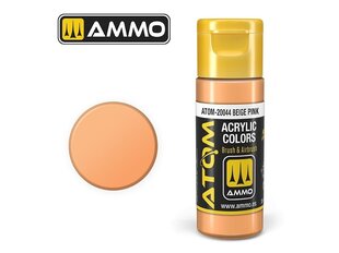 Akriliniai dažnai Ammo Mig AtomBeige Pink, 20ml, 20044 kaina ir informacija | Piešimo, tapybos, lipdymo reikmenys | pigu.lt