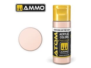 Akriliniai dažnai Ammo Mig AtomLight Pink Flesh, 20ml, 20040 kaina ir informacija | Piešimo, tapybos, lipdymo reikmenys | pigu.lt