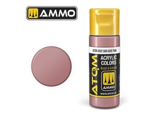 Akriliniai dažnai Ammo Mig AtomDark Nude Pink, 20ml, 20037 kaina ir informacija | Piešimo, tapybos, lipdymo reikmenys | pigu.lt