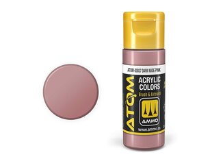 Akriliniai dažnai Ammo Mig AtomDark Nude Pink, 20ml, 20037 kaina ir informacija | Piešimo, tapybos, lipdymo reikmenys | pigu.lt