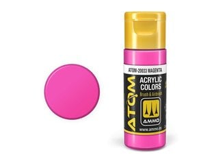 AMMO MIG - ATOM Акриловые Magenta, 20ml, 20033 цена и информация | Принадлежности для рисования, лепки | pigu.lt