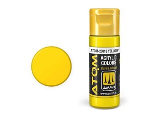 Akriliniai dažnai Ammo Mig AtomYellow, 20ml, 20018 kaina ir informacija | Piešimo, tapybos, lipdymo reikmenys | pigu.lt