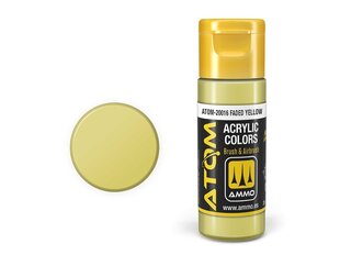 Akriliniai dažnai Ammo Mig AtomFaded Yellow, 20ml, 20016 kaina ir informacija | Piešimo, tapybos, lipdymo reikmenys | pigu.lt