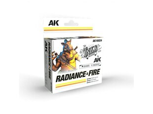 Akrilinių dažų rinkinys AK Interactive The Inks Radiance and Fire Colors, AK16024 kaina ir informacija | Piešimo, tapybos, lipdymo reikmenys | pigu.lt