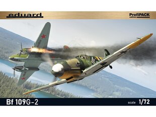Surenkamas lėktuvo modelis Eduard Messerschmitt Bf 109G-2 ProfiPack 1/72, 70156 kaina ir informacija | Konstruktoriai ir kaladėlės | pigu.lt