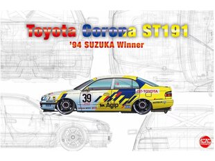 Сборная пластиковая модель. Beemax - Toyota Corona ST191 1994 International Suzuka 500km Winner, 1/24, 24020 цена и информация | Конструкторы и кубики | pigu.lt