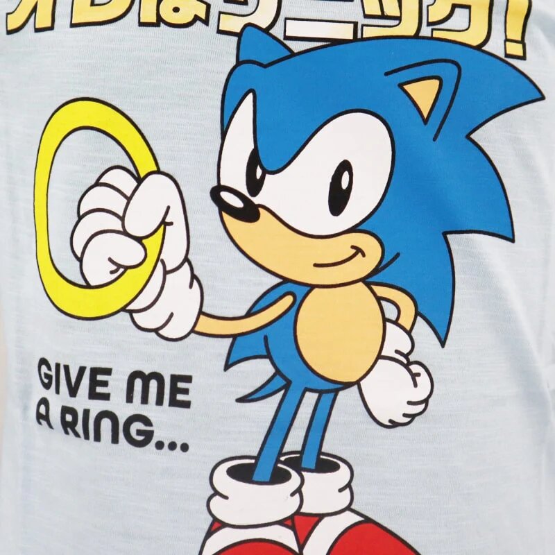 Marškinėliai berniukams Sonic, mėlyni kaina ir informacija | Marškinėliai berniukams | pigu.lt