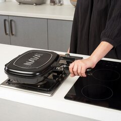 двусторонняя сковорода - 32 см цена и информация | Cковородки | pigu.lt