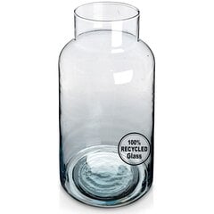 декоративная стеклянная ваза 28,5 см цена и информация | Вазы | pigu.lt