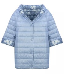 Короткая двусторонняя межсезонная куртка с цветочным принтом 14311-7 цена и информация | Женские куртки | pigu.lt