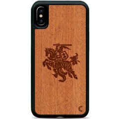 „Crafted Cover“ чехол из натурального дерева - Vytis (iPhone X / Xs) цена и информация | Чехлы для телефонов | pigu.lt