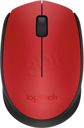 Logitech - M171 910-004641, raudona цена и информация | Pelės | pigu.lt