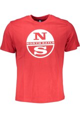 Marškinėliai vyrams North Sails 902833000, raudoni kaina ir informacija | Vyriški marškinėliai | pigu.lt