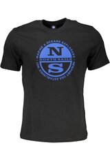 Marškinėliai vyrams North Sails 902832000, juodi kaina ir informacija | Vyriški marškinėliai | pigu.lt