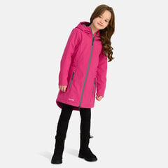 Длинная куртка софтшелл для девочек Huppa ANETA, цвет фуксия цена и информация | Куртки, пальто для девочек | pigu.lt