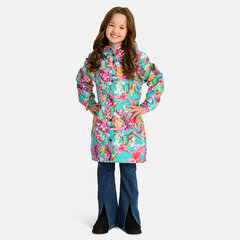 Весенне-осенняя куртка для девочек Huppa JANELLE 1, 40г, мятно-зелено-пестрый цвет цена и информация | Куртки, пальто для девочек | pigu.lt