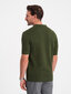 Marškinėliai vyrams Ombre OM-POSS-0117, žali цена и информация | Vyriški marškinėliai | pigu.lt