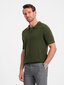 Marškinėliai vyrams Ombre OM-POSS-0117, žali kaina ir informacija | Vyriški marškinėliai | pigu.lt