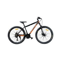Kalnų dviratis Gust Katox, 27,5’’, juodas/oranžinis kaina ir informacija | Dviračiai | pigu.lt