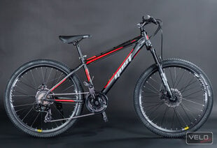 Kalnų dviratis Gust Evo, 26’’, raudonas kaina ir informacija | Dviračiai | pigu.lt