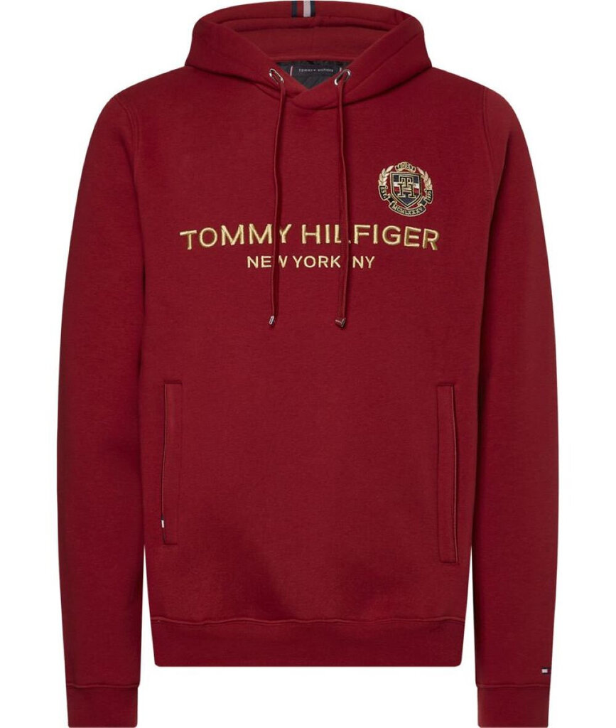 Tommy Hilfiger džemperis vyrams I756, raudonas цена и информация | Džemperiai vyrams | pigu.lt