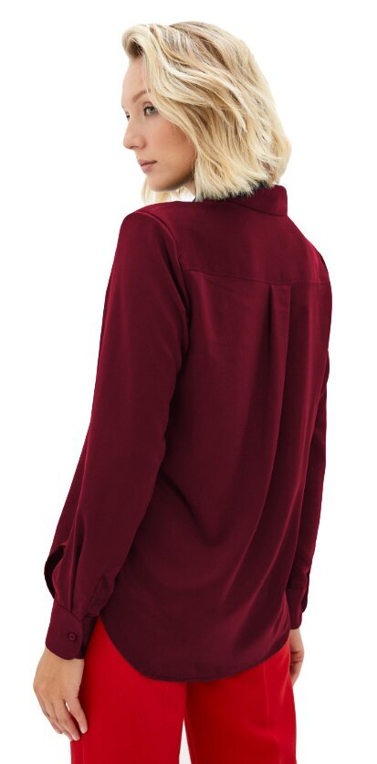 Marškiniai moterims Silvian Heach W4033, raudoni цена и информация | Palaidinės, marškiniai moterims | pigu.lt