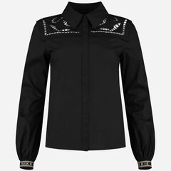 Marškiniai moterims Nikkie N60032004 9000, juodi цена и информация | Женские блузки, рубашки | pigu.lt