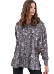 Marškiniai moterims Silvian Heach W0372, pilki цена и информация | Женские блузки, рубашки | pigu.lt