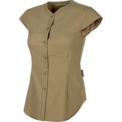 Marškiniai moterims Mammut 1015-00340-4017, smėlio spalvos kaina ir informacija | Palaidinės, marškiniai moterims | pigu.lt