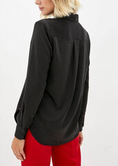 Marškiniai moterims Silvian Heach W0148, juodi kaina ir informacija | Palaidinės, marškiniai moterims | pigu.lt