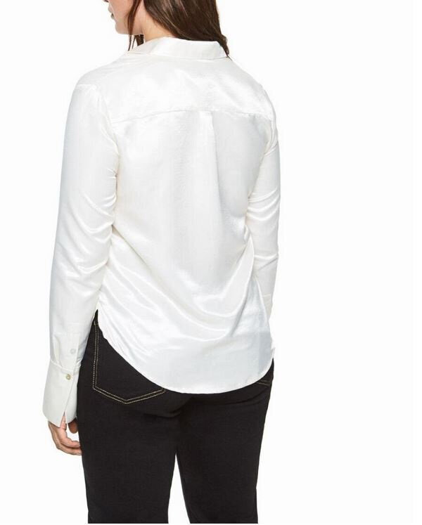 Pepe Jeans marškiniai moterims PL303840 814, balti kaina ir informacija | Palaidinės, marškiniai moterims | pigu.lt